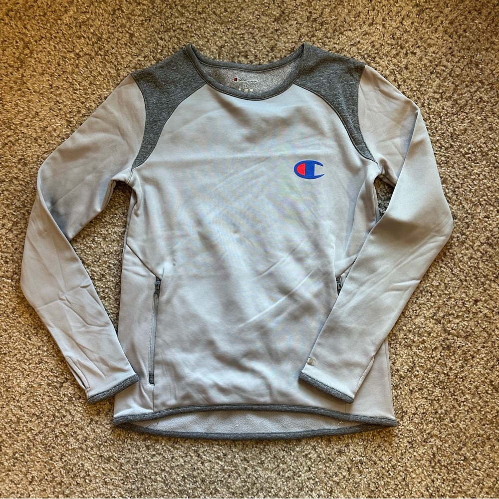 Champion Light Gray Sweatshirt